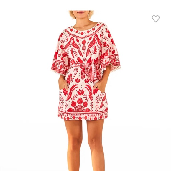 Farm Rio Jungle flow mini dress - Picture 2 of 13